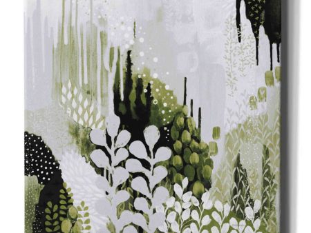 BW Forest II with Green  by Kathy Ferguson, Canvas Wall Art Sale