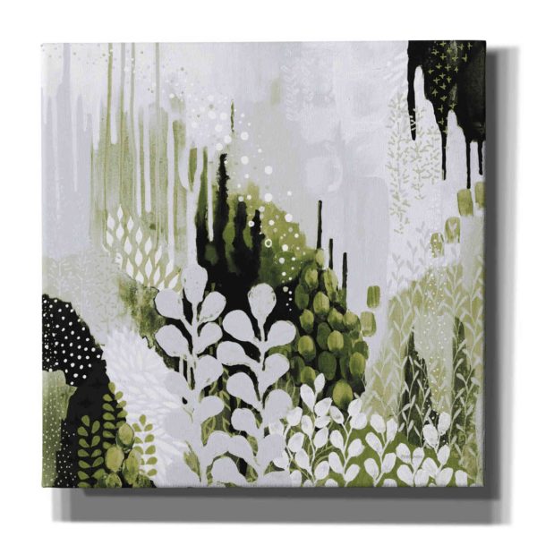 BW Forest II with Green  by Kathy Ferguson, Canvas Wall Art Sale