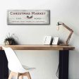 Christmas Market Sign II  by Lori Deiter, Canvas Wall Art For Sale