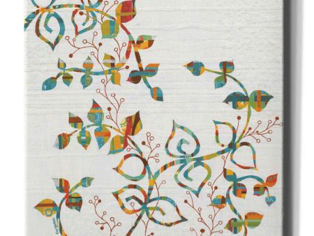 Rainbow Vines with Berries Spice  by Kathy Ferguson, Canvas Wall Art Fashion