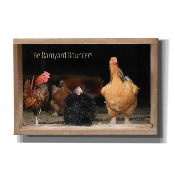 Barnyard Bouncers  by Lori Deiter, Canvas Wall Art For Cheap