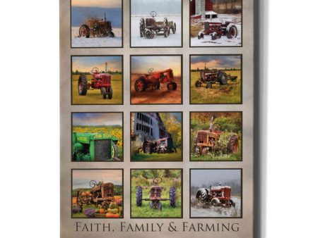 Faith, Family & Farming  by Lori Deiter, Canvas Wall Art Online now