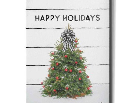 Christmas Tree on Wood  by Lori Deiter, Canvas Wall Art Supply