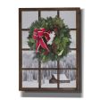 Teton Christmas Window  by Lori Deiter, Canvas Wall Art Online Sale