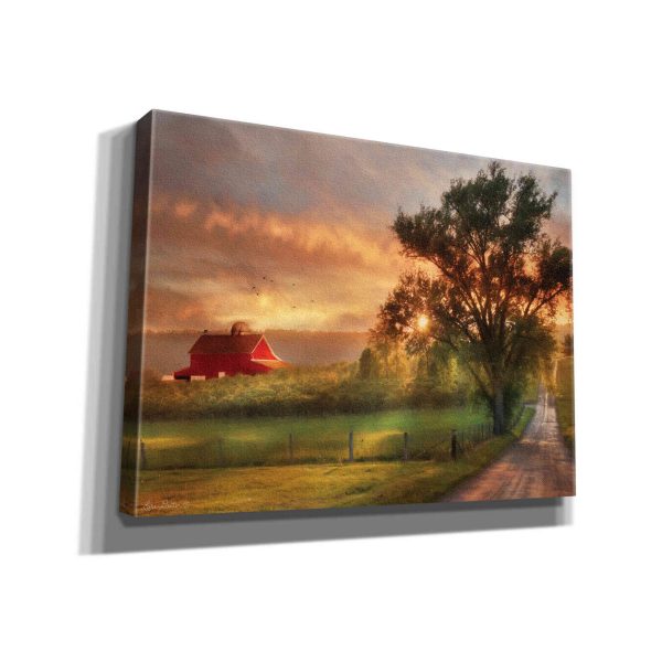 Country Lane Sunset  by Lori Deiter, Canvas Wall Art Online Hot Sale