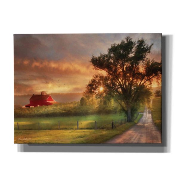 Country Lane Sunset  by Lori Deiter, Canvas Wall Art Online Hot Sale