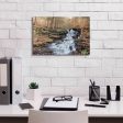 Waterfall Steps at Pigeon Run  by Lori Deiter, Canvas Wall Art Online Sale