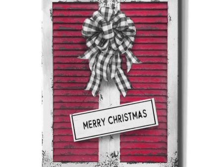 Christmas Shutters Merry Christmas  by Lori Deiter, Canvas Wall Art Online