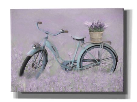 Bicycle in Lavender  by Lori Deiter, Canvas Wall Art Hot on Sale