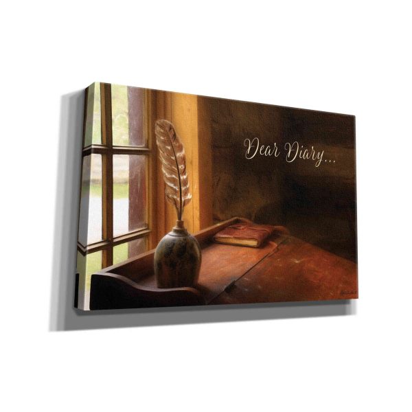 Dear Diary  by Lori Deiter, Canvas Wall Art Discount