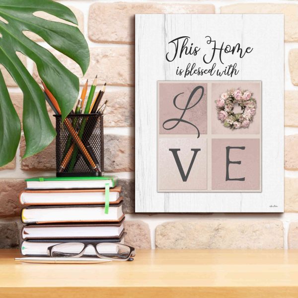 This Home is Bless with Love  by Lori Deiter, Canvas Wall Art For Cheap