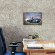 Blue Ford with Foxglove Flowers  by Lori Deiter, Canvas Wall Art Supply