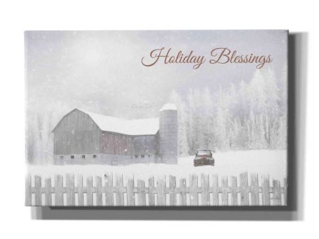 Holiday Blessings with Truck  by Lori Deiter, Canvas Wall Art Discount