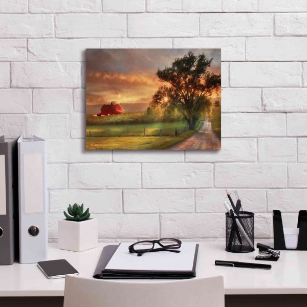 Country Lane Sunset  by Lori Deiter, Canvas Wall Art Online Hot Sale