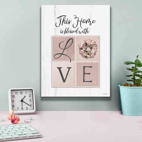 This Home is Bless with Love  by Lori Deiter, Canvas Wall Art For Cheap