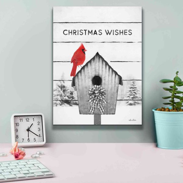 Christmas Birdhouse  by Lori Deiter, Canvas Wall Art Online now