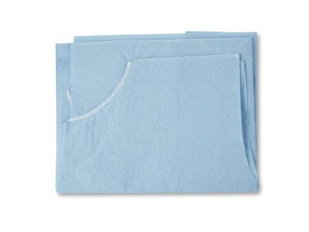 Patient Exam Gown 3X-Large Blue Disposable Cheap