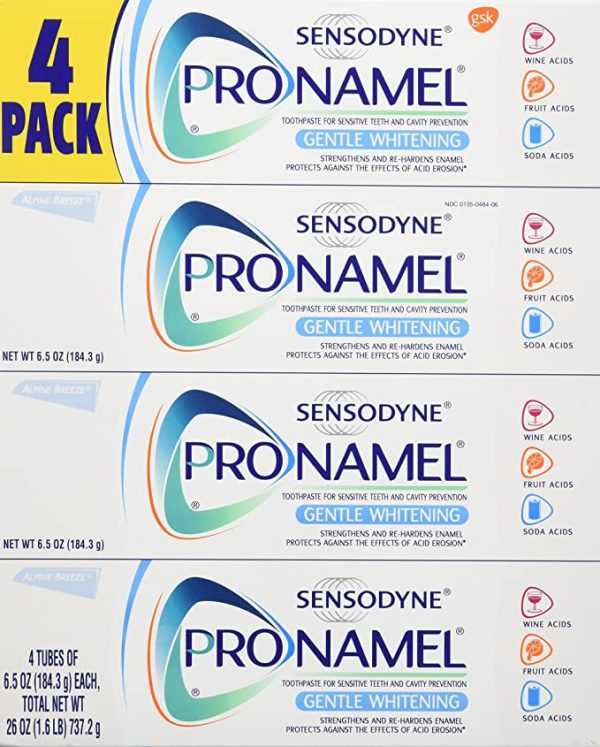 Sensodyne Pronamel Gentle Whitening Fluoride Toothpaste, 4 ct. Sale