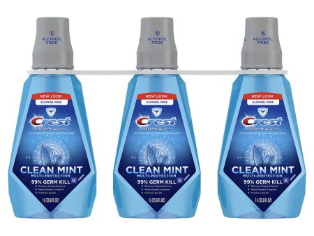 Crest Pro-Health Multi-Protection Clean Mint Mouthwash, 3 pk. 1L Discount