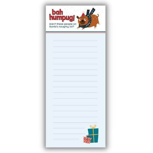 Bah Humpug Notepad + Keychain! For Discount