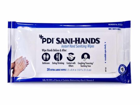 Hand Sanitizing Wipe Sani-Hands Ethyl Alcohol Wipe Soft Pack Online