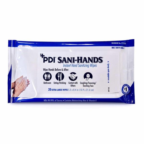 Hand Sanitizing Wipe Sani-Hands Ethyl Alcohol Wipe Soft Pack Online