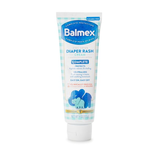 Balmex Complete Protection Baby Diaper Rash Cream with Zinc Oxide For Sale