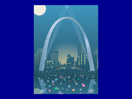 Holiday Boxed Greeting Cards Gateway Arch Fashion