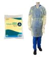 Dynarex Isolation Gown Fluid Resistant Universal, Yellow 50 pack Online Hot Sale