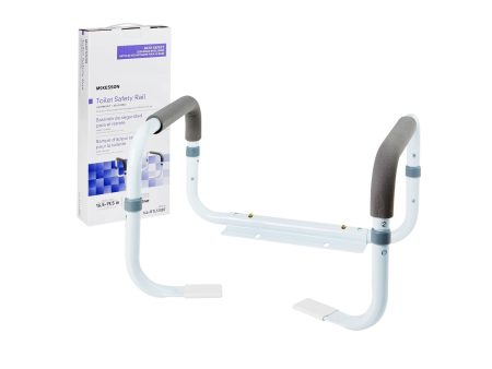 McKesson Toilet Safety Rail White Steel on Sale