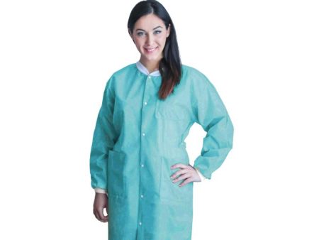 FitMe Lab Coats XXL Teal Green Fashion