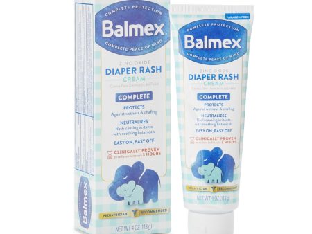 Balmex Complete Protection Baby Diaper Rash Cream with Zinc Oxide For Sale