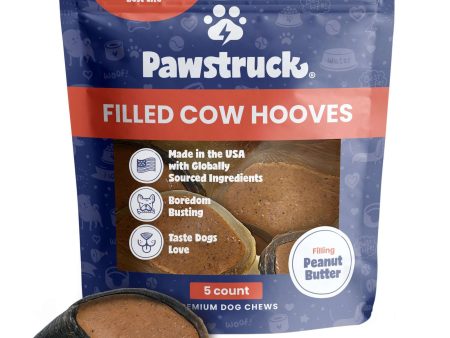 Filled Cow Hooves - Peanut Butter Online Hot Sale