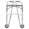 McKesson Folding Walker Adjustable Height Aluminum Frame 350 lbs. Weight Capacity 32 to 39 Inch Height Cheap