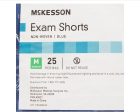 Exam Shorts McKesson Medium Blue SMS Adult Disposable Supply