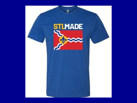 STL Made  City Flag T-Shirts For Cheap