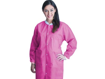 FitMe Lab Coats S Raspberry Pink Discount