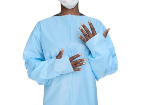 McKesson Protective Procedure Gown  One Size Fits  NonSterile AAMI Level 2 Disposable For Sale