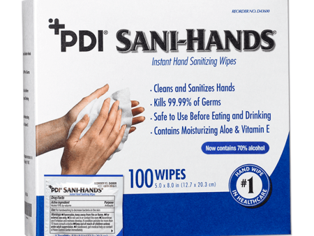 PDI Sani Hands: The Sanitizing Wipes Hand Hygiene Solution for Safe Hands For Sale