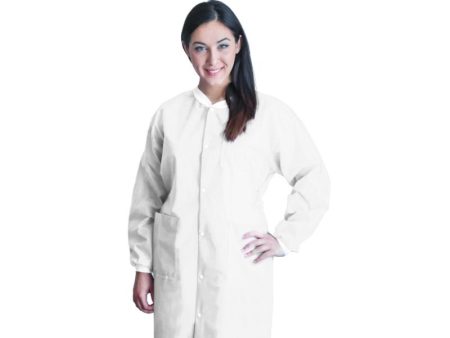 FitMe Lab Coats XL White Sale