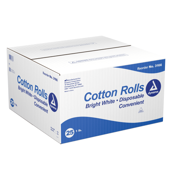 Dynarex Cotton Rolls 1 Lb. Fashion