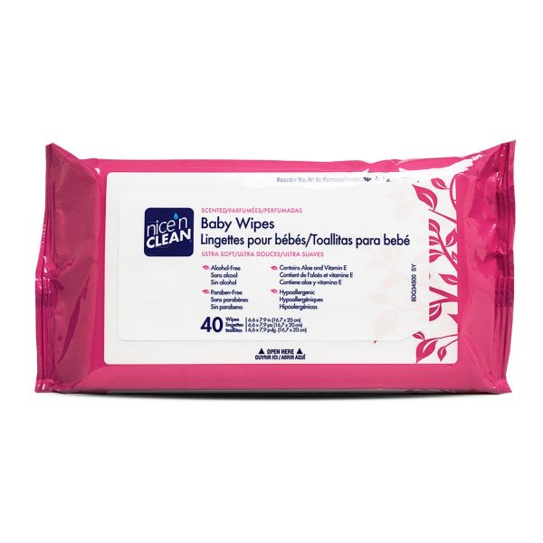 Baby Wipes by PDI - Nice n Clean - Aloe & Vitamin E - 40 ct. Sale