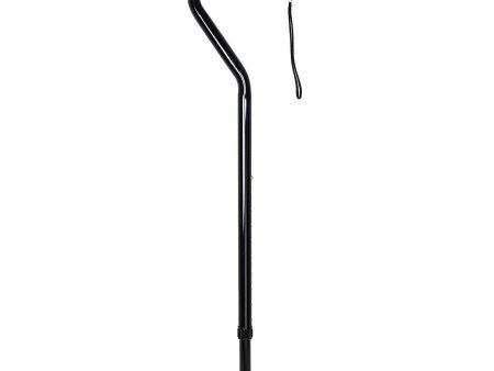 Offset Cane, Adjustable, Steel, 29 3 4 in to 37 3 4 in Discount