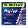 Fixodent Advanced Max Hold Denture Adhesive, 4 pk. 2.2 oz. For Cheap