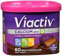 Joint Health Supplement Viactiv® Calcium   Vitamin D   Vitamin K 500 IU - 500 mg - 40 mg Strength Chewable Tablet 60 per Box Milk Chocolate Flavor on Sale