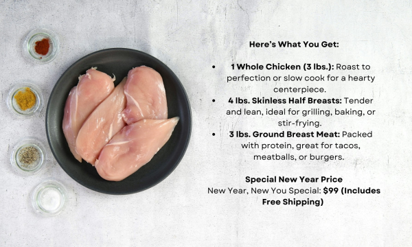 Breast Meat Bundle - New Year, New You Special! Online now