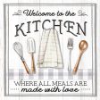 ET139 - Kitchen Welcome - 12x12 For Cheap