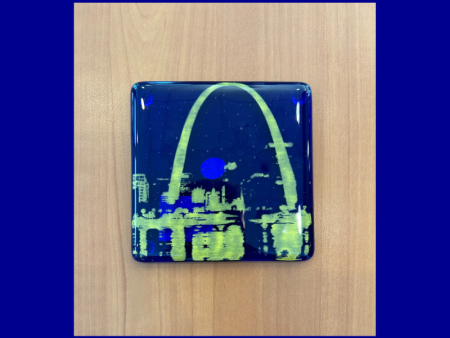 St. Louis City Skyline Glass Coasters Discount