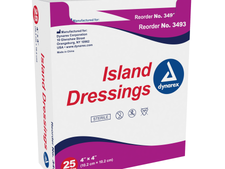 Dynarex Island Dressings - Sterile Hot on Sale