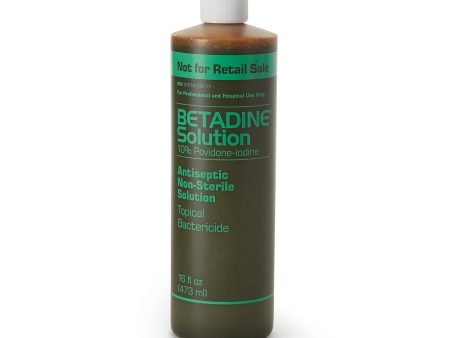 Skin Prep Solution Betadine® 16 oz. Bottle 10% Strength Povidone-Iodine NonSterile Online Hot Sale